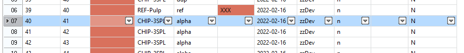 Deleting a single row