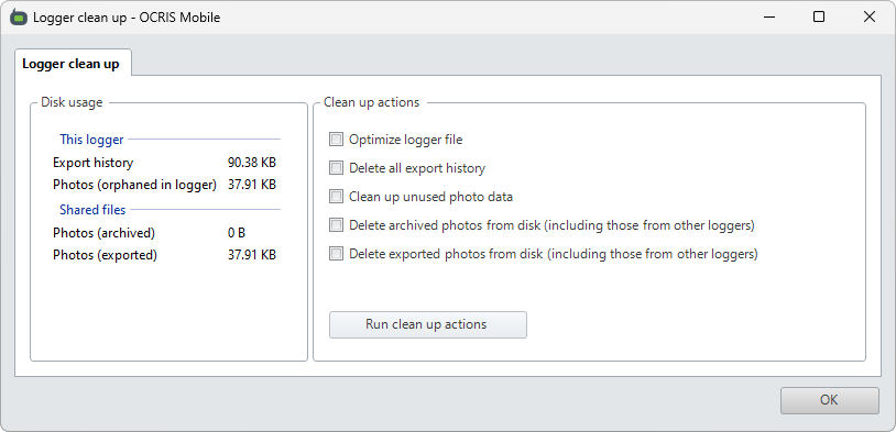 The clean logger UI